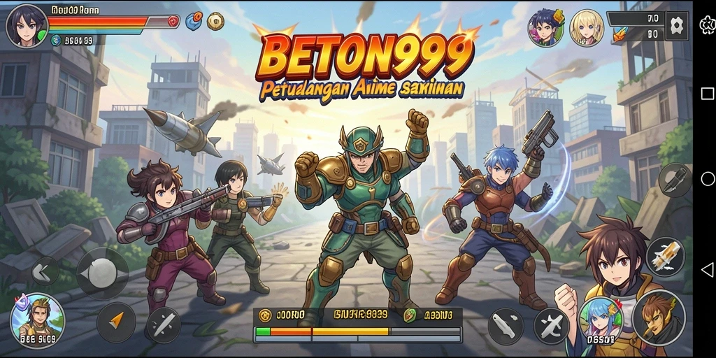 Gameplay BETON999 yang mendebarkan dengan karakter Anime yang menarik.