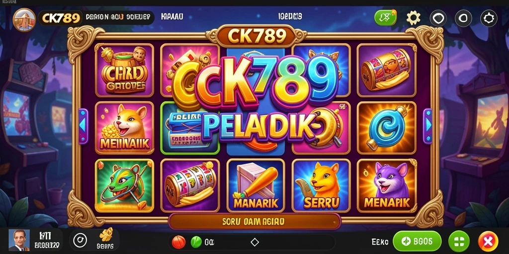 Gameplay CK789 yang seru dan mendebarkan dengan banyak pilihan Slot.