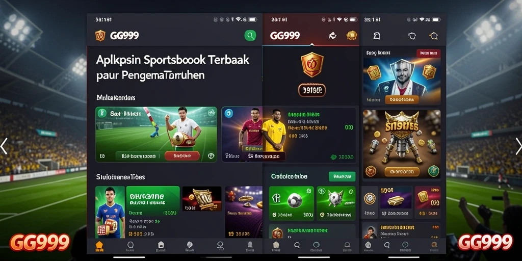 Screenshot GG999 menampilkan tampilan antarmuka taruhan yang menarik.