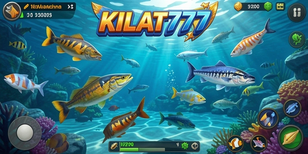 Screenshot KILAT777 menampilkan aksi seru tembak ikan yang penuh warna.