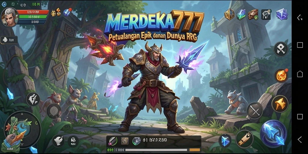 Screenshot dari gameplay RPG yang menampilkan aksi seru.