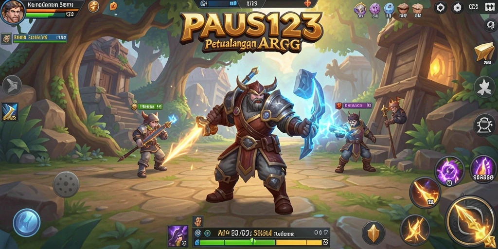 Tampilan gameplay ARPG PAUS123 yang seru dan penuh aksi.