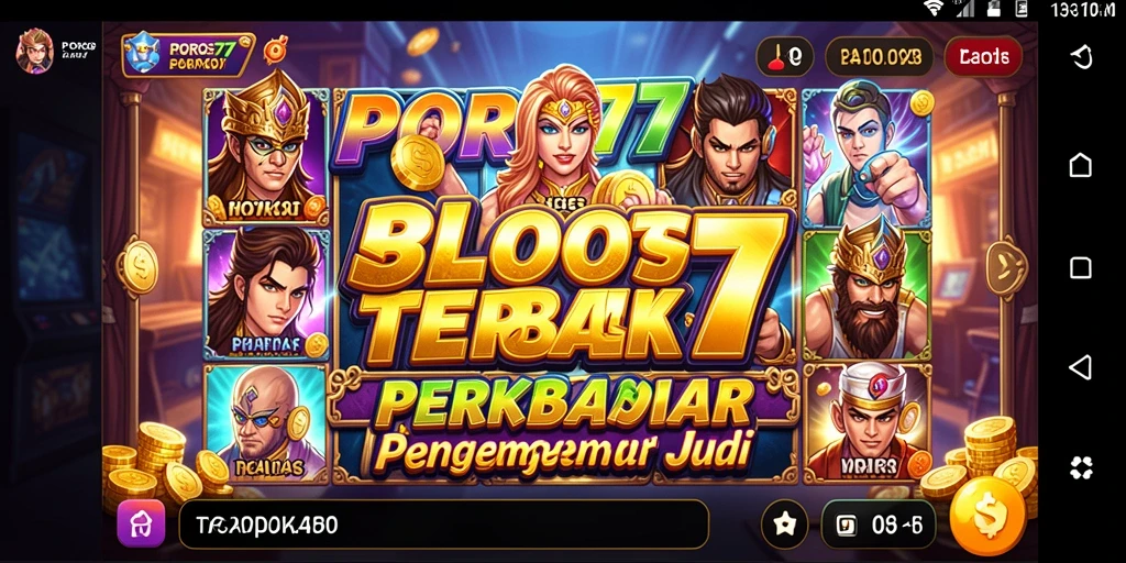 Gameplay menarik dengan grafis yang memukau di POROS77.
