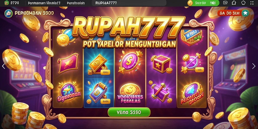 Screenshot gameplay RUPIAH777 dengan mesin Slot yang menarik.