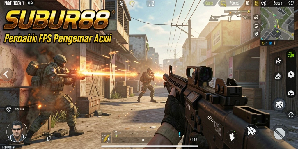 Tampilan penuh aksi dari gameplay SUBUR88 yang mendebarkan.