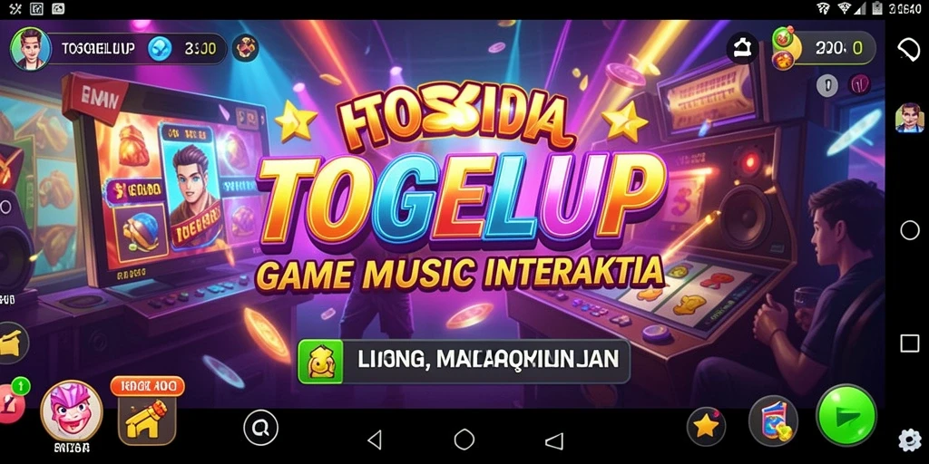 Screenshot TOGELUP menampilkan gameplay interaktif yang seru.